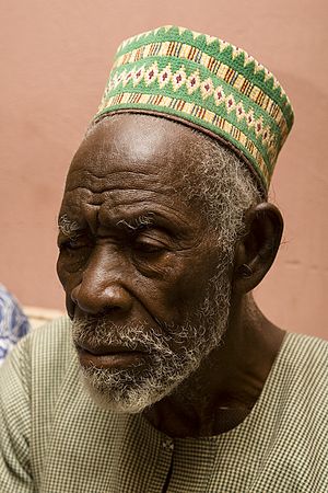 Na Gigla, the oldest member of the Yigiihi royal family, of Wa, Ghana